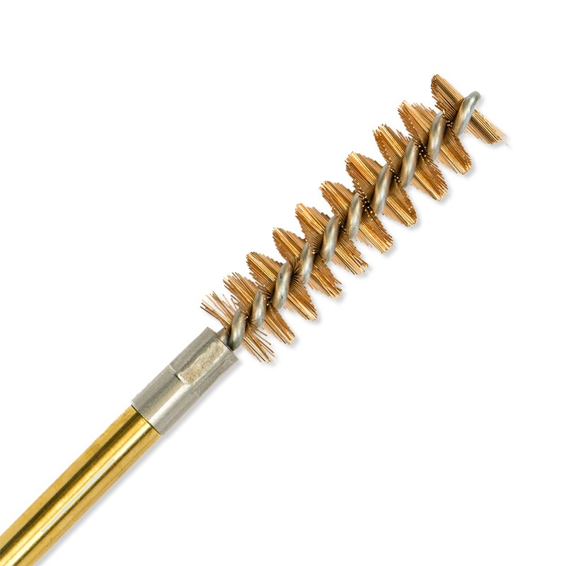 3 x 7 Row 0.006 Phosphor Bronze Bristle and Plastic Handle Scratch Brush